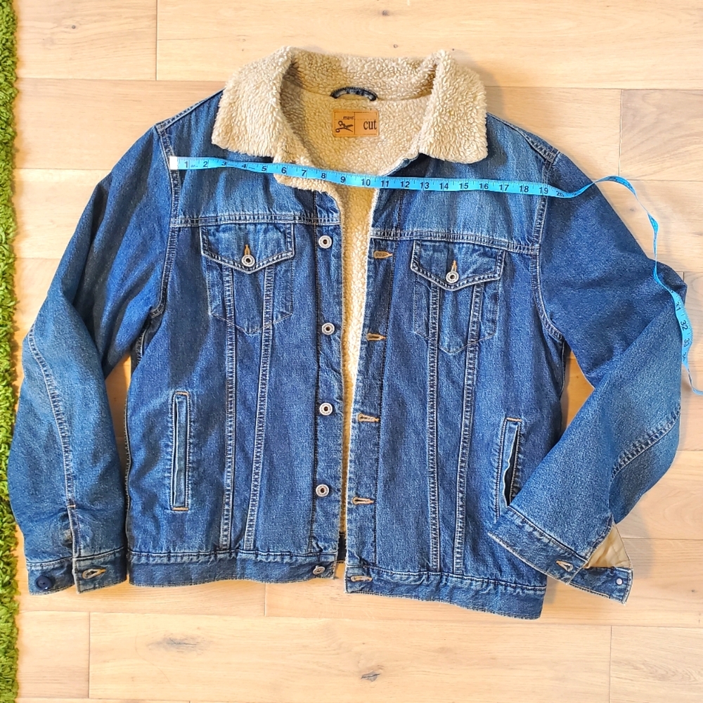 Vintage Mavi Denim Sherpa Jacket